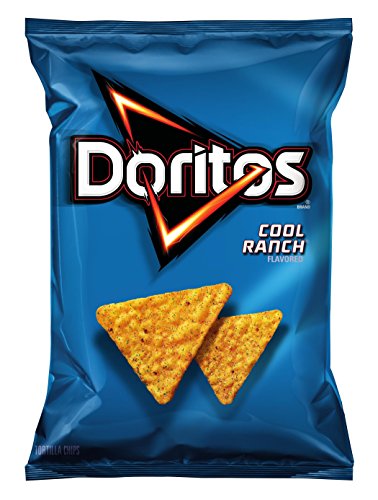 Doritos Flavored Tortilla Chips, Cool Ranch, 42 Ounce (Pack of 4)