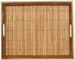 Bamboo Snack Tray 19 1/4"L x 15 1/4"W x 2"H