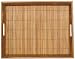 Bamboo Snack Tray 19 1/4"L x 15 1/4"W x 2"H