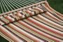 Pawleys Island Castaway Q4277 Sky Blue & Soft Green Striped Quilted Hammock
