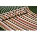Pawleys Island Castaway Q4277 Sky Blue & Soft Green Striped Quilted Hammock