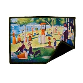 ARTcloth Microfiber Cleaning Cloth for Touchscreens (Sunday on La Grande Jatte)