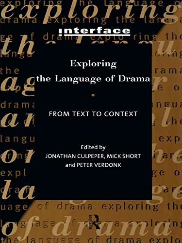 Exploring the Language of Drama: From Text to Context (Interface)