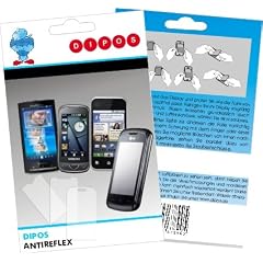 DIPOS Antireflex entspiegelte Displayschutzfolie passend f�r Panasonic Lumix DMC-TZ7 - Sch�tzen Sie Ihr TZ7 TZ-7 Display mit passgenauer Displayschutz-Folie vor Kratzern und l�stigen Licht-Reflexionen!
