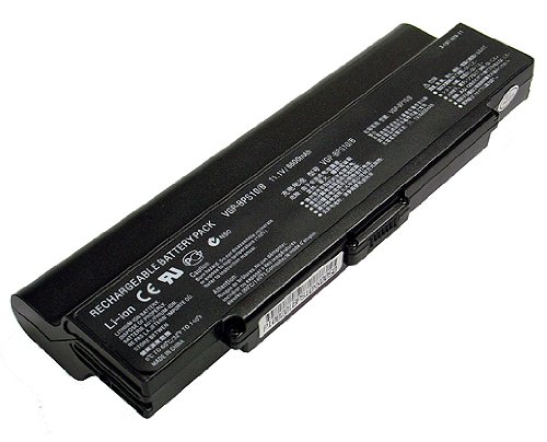 11.10V,4800mAh,Li-ion,Hi-quality Replacement Laptop Battery for SONY VAIO VGN-AR, VAIO VGN-NR, VAIO VGN-SZ Series, Compatible Part Numbers: VGP-BPS10, VGP-BPS9/B, VGP-BPS9A/B, VGP-BPS9B