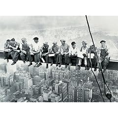 Eurographics AU901 Stahltr�ger, Lunchtime atop a Skyskr. Hochwertiger Kunstdruck - New York