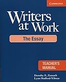 Writers at work. The essay. Teacher's manual