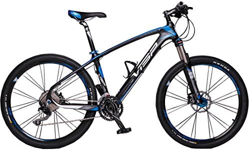 T9 Carbon Fiber Mountain Bike 17 X 26 Inch Deore 610 30 Gears Vs 6.0 Air Lock Out Fork M335 Mineral Oil Hydraulic Brakes