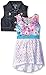 Kensie Girls' Denim Vested Maxi Dress