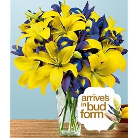 Flowers - Purely Spectacular Flower Bouquet with Vase