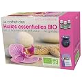 Le coffret des Huiles Essentielles Bio - 3 flacons, 1 diffuseur, 1 guide