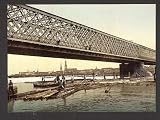 Railway bridge, Riga, Russia wall sized print (photochrom) photochrome , 14x18, (i.e., Latvia)