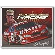 Nostalgic Nascar Tin Sign : Dale Jr. Budweiser Racing