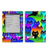 Rainbow Cats Design Protective Decal Skin Sticker for Sony Digital Reader Pocket PRS 300