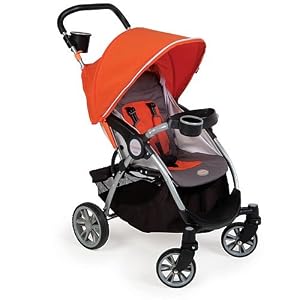 Contours Lite Stroller, Tangerine