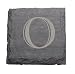 Kitchen & Housewares : JK Adams Set of Four 4-Inch Square Monogrammed Slate Coasters, O