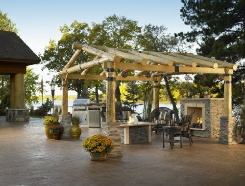 Fire Stone MONTANA-K MONTANA Fiberglass 12' x 12' Pergola With Hardware