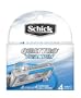 Schick Quattro Cartridges, Titanium Coated Blades, 4 Cartridges (Pack of 2)