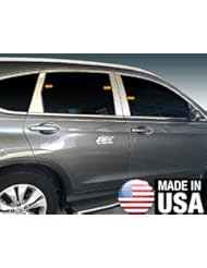 Automotive Parts and Accessories: Made In USA! Fit 2012-2013 Crv 6Pc Stainless Steel Door Pillar Posts W Large Ext Triangle Chrome Cover Window Trim -6pc - MaxMate