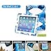 iPad Cases,iPad 2 Case,iPad 3 Case,iPad 4 Case,TRAVELLOR®[Heavy Duty] iPad Case,Three Layer Armor Defender And Full Body Protective Case Cover With Kickstand And Screen Protector for iPad 2/3/4 - Navy/White