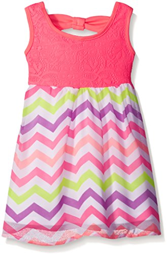 Limited Too Big Girls' Chiffon Dress with Chevron Print Skirt