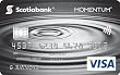 Scotia Momentum No-Fee VISA card