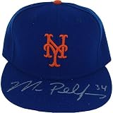 Mike Pelfrey New York Mets Autographed Blue Hat