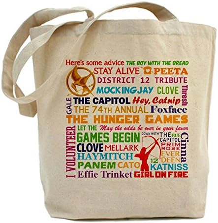 CafePress Funny Unique Design Hunger Games Tote Bag - Standard Multi-color