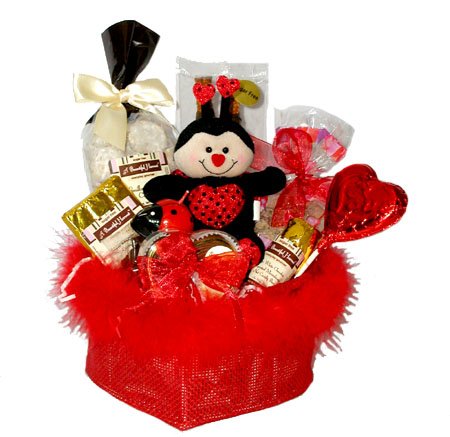 Love Bug - Sugar Free Valentines Gift Basket by A Bountiful Harvest