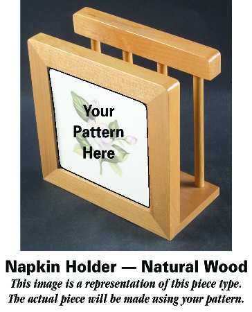 Tabletops Unlimited Rustic Natural Wood Napkin Holder HC, Fine China Dinnerware