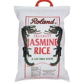 Roland Premium Jasmine Rice from Thailand, 20-Pound Bag
