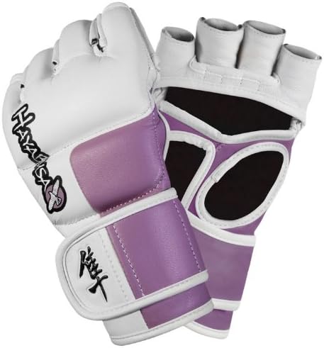 Hayabusa Tokushu 4oz MMA Gloves White/Slate Grey MED T4MMAG-WSGM