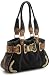 Marc Black Leather ''Belted Wesley'' Satchel Image