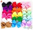 Ema Jane - Cute Set of 15 Assorted Boutique Quality 'Ema Jane' Grosgrain Baby Hair Bow Clips