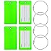 BlueCosto Flexible PVC Luggage Tags Suitcase Bag Labels -4/5pk