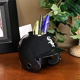 Chicago White Sox Black Mini Baseball Helmet Desk Caddy