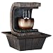 ORE Intl K323 Indoor Meditation Table Fountain with LED Light, 9-3/4-Inch