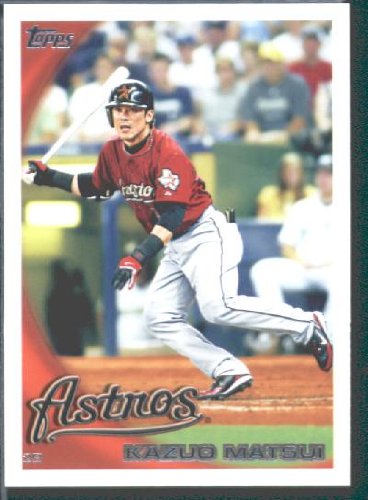 2010 Topps Baseball Card # 430 Kazuo Matsui - Houston Astros - MLB Trading Card in Protective Screwdown Case!