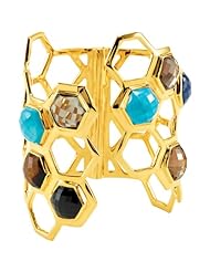 18K Vermeil Missoma Multi Gemstone Cuff Bracelet