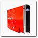Vantec NexStar 3 NST-360U2-RD 3.5-Inch IDE to USB 2.0 External Hard Drive Enclosure (Brilliant Red)