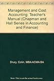 Management and cost accounting. Teachers' manual