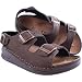 Tatami by Birkenstock Nebraska Mocha Nubuk Backstrap Sandal
