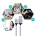 Sunnest 3Pcs 6FT Extra Long Nylon Braided 8 Pin Lightning Cable USB Charging Cord with Aluminum Connector for iPhone 6/6s/6 plus/6s plus, 5c/5s/5, iPad Air/Mini, iPod Nano/Touch(White)