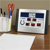 Indianapolis Colts Scoreboard Alarm Clock