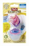 Playtex Playtex OrthoPro Silicone Newborn Pacifier with Sterilizing Cover, 2ct