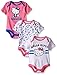 Hello Kitty Baby Girls' Value Pack Bodysuits, Pink/Blue, 6/9 Months