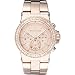 Michael Kors Watches Michael Kors Ladies Dylan Glitz Chronograph Rose Gold Dial best-price