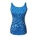 MapleClan Party Club Wear Glitter Sequined Women's Vest Tank Top