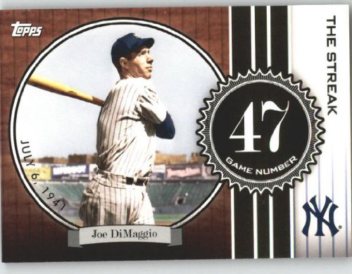 2007 Topps DiMaggio Streak #JD47 Joe DiMaggio - New York Yankees (Baseball Cards)