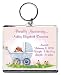 Too Cute Birth Announcement Baby Photo Bag Tag, Personalized, 2.75 x 3.25 Carriage (Girl)